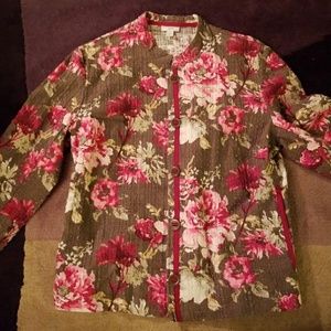 2/$20 SALE! J. Jill Floral Jacket